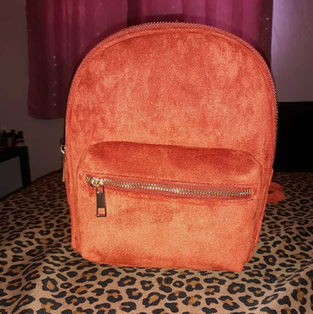 NWT Suede mini backpack